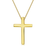 925 Sterling Silver Cross Pendant Necklace For Men Women Christian Jewelry Cross Necklace