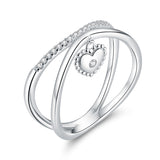 Heart Stack Ring