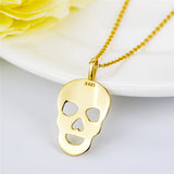 Human Face Shape Silver Necklace Manufacturing Yellow Gold Design Necklace