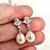 Irregular Shape Pearl Stud Earring Mounting Wholesales Fashion New Design Earring