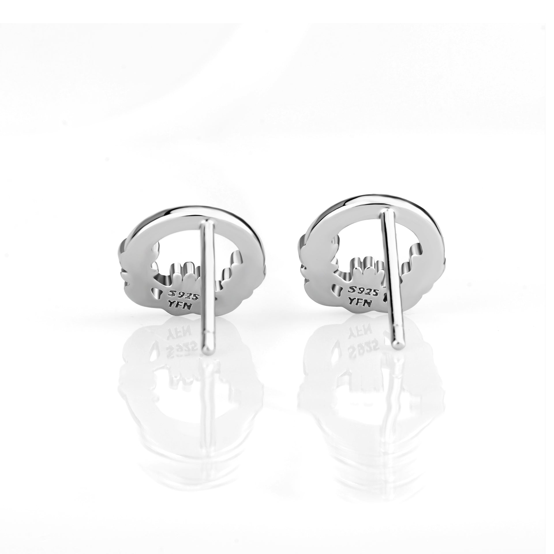 Victory Garland Design Earrings Girl Cute Gift Silver Earring Wholesale