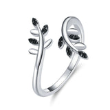 925 Sterling Silver Vine Rings Precious Jewelry For Women