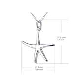 Sea-Life Jewelry Design Starfish Shape 925 Sterling Silver