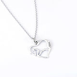 Animal Horse Shaped Necklace Wholesale 925 Sterling Silver Jewelry For Gifts