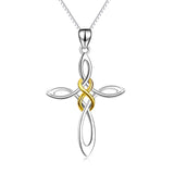 Newly Design Wholesale Fashion Celtic Knot Cross Necklace Jewelry Necklace