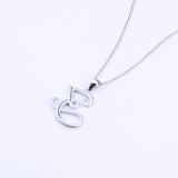 925 Sterling Silver Fashion Jewelry Woman Accessories Pendant Letter Z