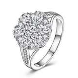 Crystal Wedding Ring Engagement Bride Favorite Jewelry Rings