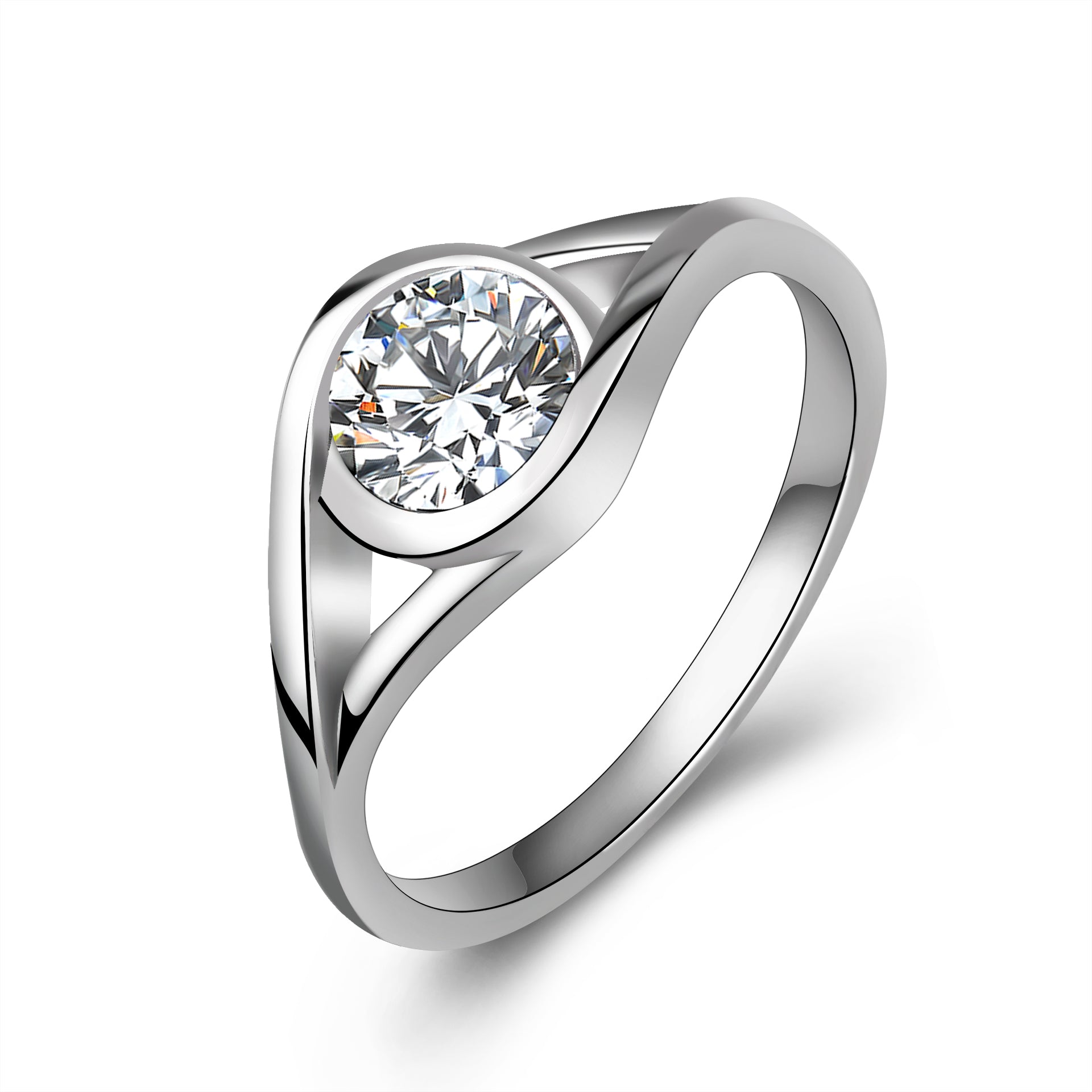 Custom Wedding Ring Band Latest Cz White Gold Wedding Ring Jewelry
