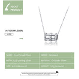 925 Sterling Silver Exquisite Barrel Pendant Necklace Fashion Jewelry For Women