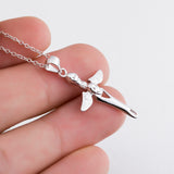 Cross Wings Necklace Men Male Cool Charm Jewelry Necklace