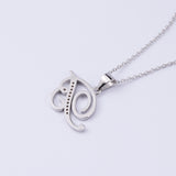 Fashion Jewelry Woman Accessories Pendant Letter B 925 Sterling Silver
