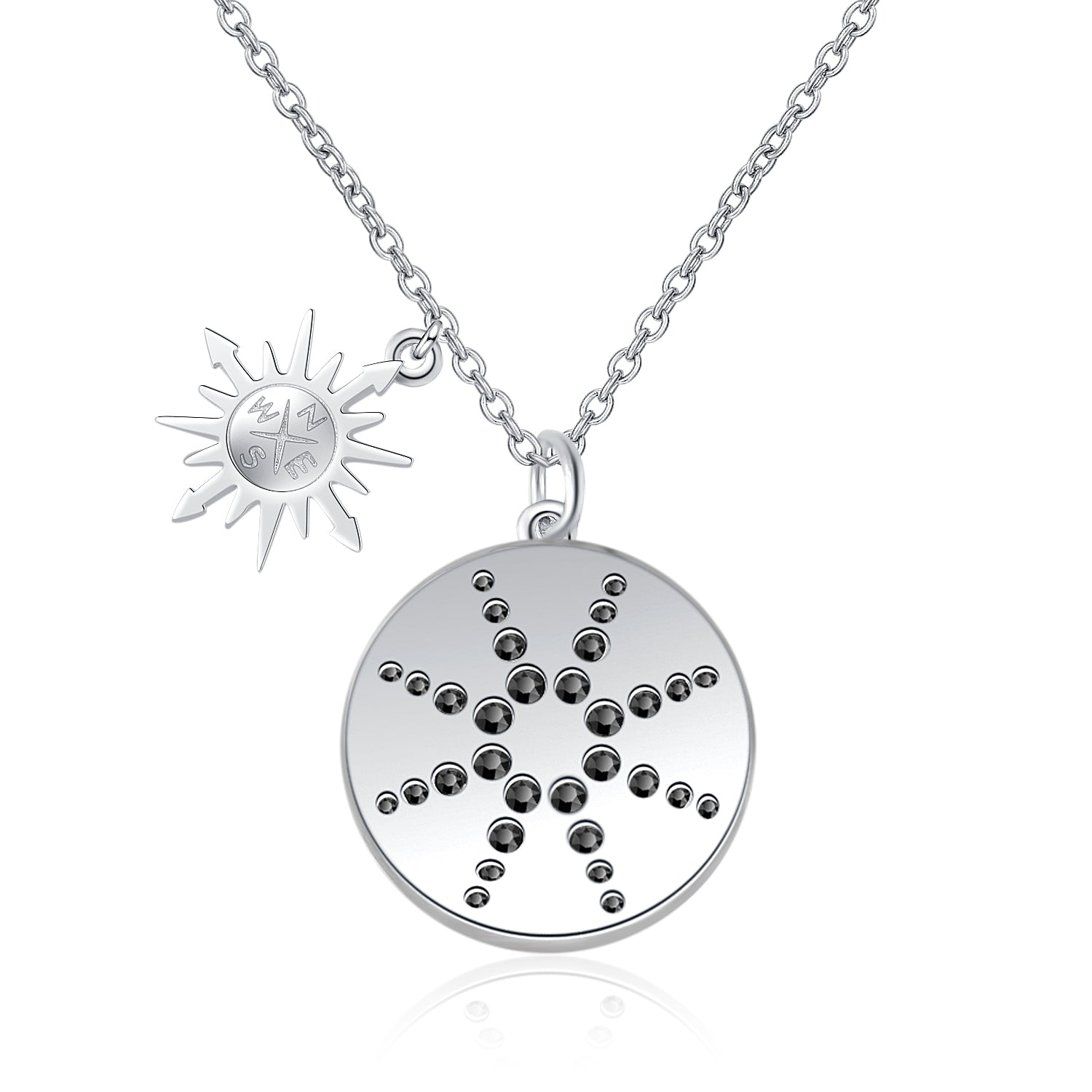 Nautical Necklace High Quality Handcrafted Round Disc Necklace