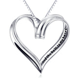 Heart Shaped Necklace Factory 925 Sterling Silver Jewelry For Lovers Gifts