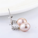 Female Lightweight Earrings Highlight Pearl Earring Fashion New Style Mounting