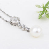 Unique Pearl Vertical Pendant Mounting Jewelry Colors Silver Jewelry