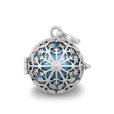 Pure And Beautiful Snowflake Music Bell Ball And Harmonic Bola Necklace 30 Inches