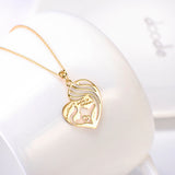 Heart Shaped Necklace Factory 925 Sterling Silver Necklace On Monther's Day
