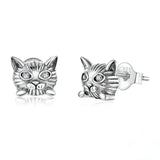 Kitty Cat Animal Stud Earrings 