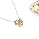 Weave Knot Latest Hot Sale Very Popular Double Color Weave Necklace