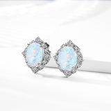 Gemstone Opal Fringe New Design Jewellery Cubic Zirconia Earrings