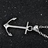 S925 Sterling Silver Boat Anchor pendant