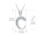 Alphabet Letter A-Z Initial Letter Necklace China Wholesale Silver Necklace For Promotion