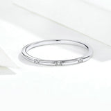 Minimalist Finger Rings for Girlfriend 925 Sterling Silver Stackable Band Fashion Jewelry