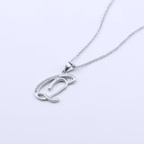 925 Sterling Silver Fashion Jewelry Woman Accessories Pendant Letter Q