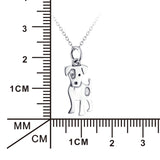 Cute Animal Dog Shaped Neckalce Factory 925 Sterling Silver Jewelry For Gifts