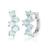 925 Sterling Silver Beautiful Dreamy Bubbles Stud Earrings Precious Jewelry For Women