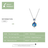 Austrian Crystal Choker Necklace for Women Aurora Light Daisy Flower Wedding Statement Jewelry 925 Sterling Silver