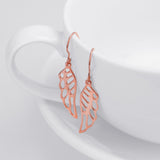 The Wings Of An Angel Design Drop Earring For Special Days 925 Sterling Silver