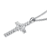 Valentine Day Gift Cross Necklace Christmas Charm Pendant Necklace