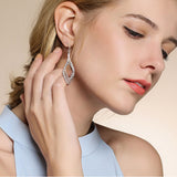 Geometric Rhombus Drop Pendant Earrings For Elegant Women Jewelry