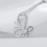 Burnished Butterfly Necklace Animal Jewelry 925 Sterling Silver