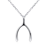 tuning fork necklace design letter Y reversed chain necklace