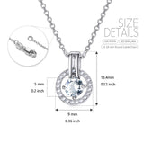 Classic Zirconia Necklace Silver Newest Hot Selling Cheap Necklace Design