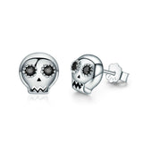 Skull Skeleton Stud Earrings