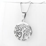 Family Tree Necklace Mom You Are The Heart Of My Family Necklace