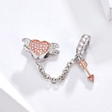  Wholesale Love at One Arrow Safety Chains Charms
