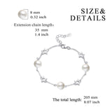 Pearl Pentagram Bracelet Beautiful Romantic Birthday Gift Bracelet