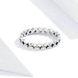 925 Sterling Silver Geometric Stackable Finger Ring For Women Wedding Animal S925 Silver Jewelry