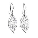 Drop Leaves Spring Earrings Hollow Small Moq Jewelry Design