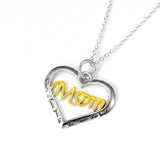 Heart Shaped For Mom Neckalce Wholesale 925 Sterling Silver Jewelry For Gifts