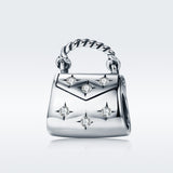 S925 Sterling Silver Zirconia Elegant Sachet Charms