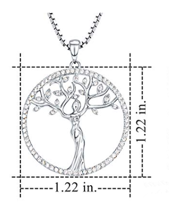Sister Family Tree Necklace – Silver and Ivy