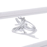 925 Sterling Silver Vivid  Butterfly Ear Clips Earring Fashion Jewelry For Women
