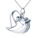 Fine Heart Shaped Necklace Wholesale 925 Sterling Silver Necklace