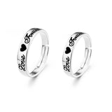 Couple ring love you forever wedding accessory jewelry rings