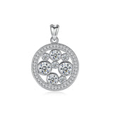 Sterling silver Bubble Pendant Creative Round Jewelry for women